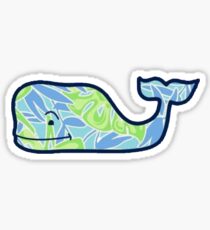 Tropical Whale Sticker