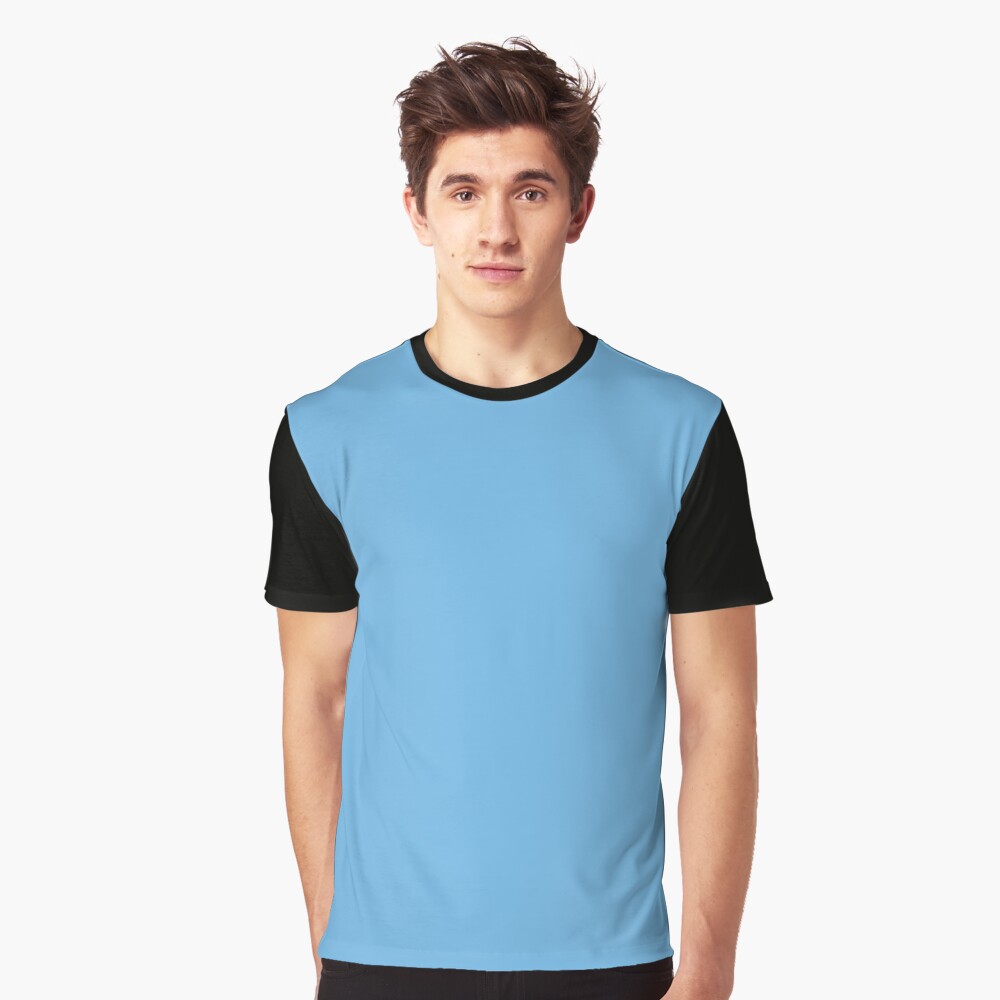 plain light blue t shirt