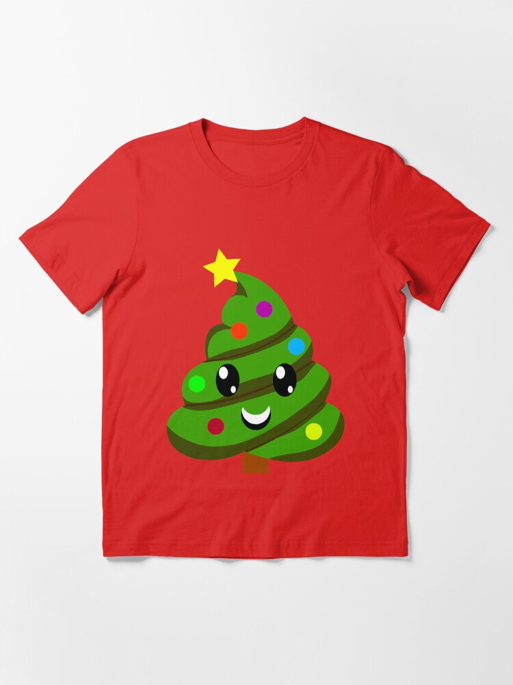 christmas poop emoji shirt