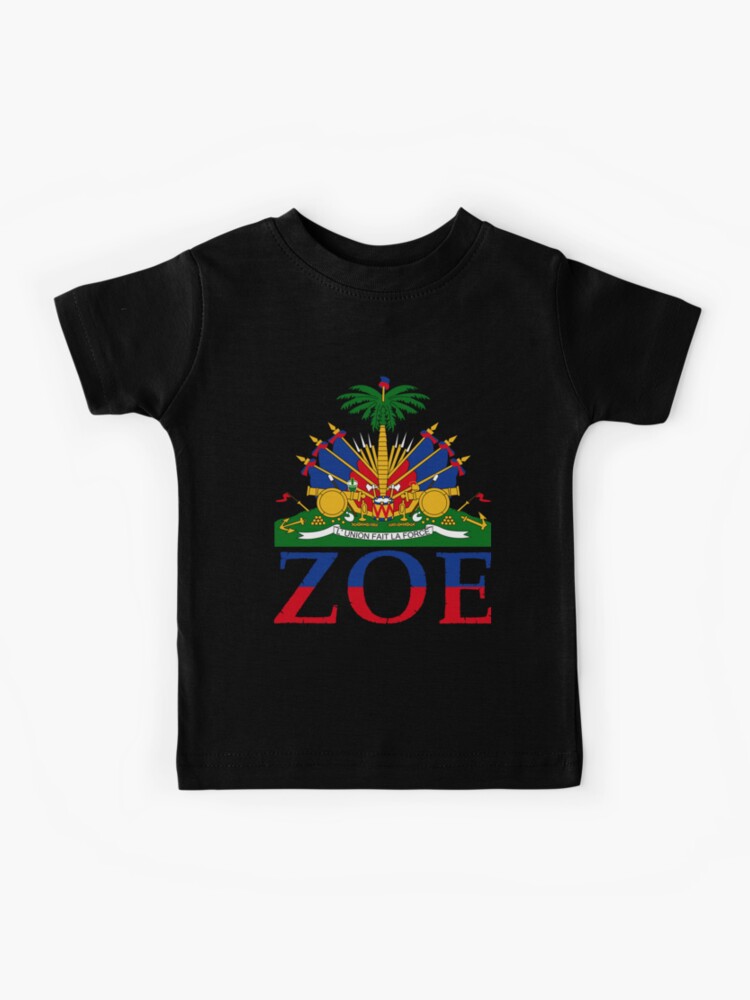 Zoe Shirt | Cute Haiti Honored Flag Day T-Shirt Gift