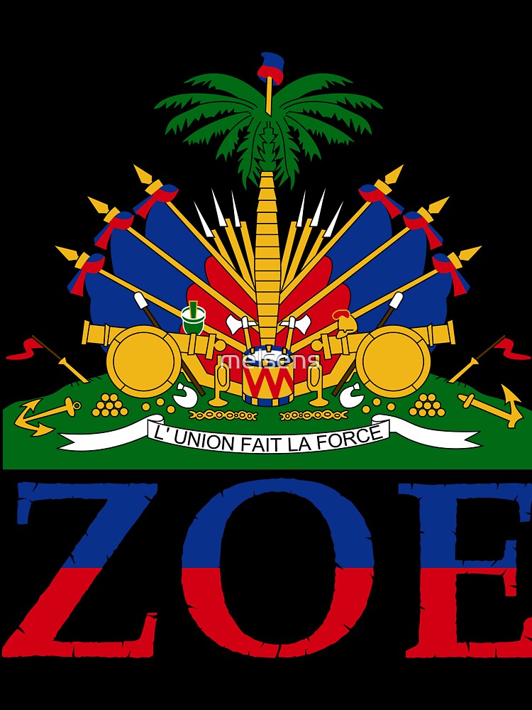 Zoe Shirt | Cute Haiti Honored Flag Day T-Shirt Gift