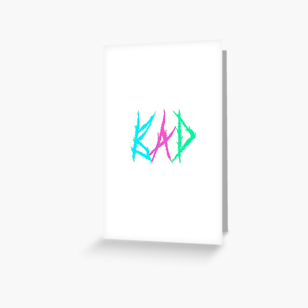 Xxxtentacion Bad Vibes Forever Logo Greeting Card By Fmlredbub Redbubble 6299