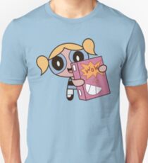 Powerpuff Girls Bubbles with WOW Cereal Unisex T-Shirt