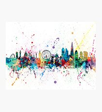 London England Skyline Photographic Print