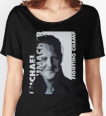 MICHAEL SCHUMACHER-KEEP FIGHTING 3 Women's Relaxed Fit T-Shirt