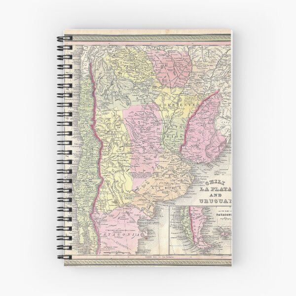 Item preview, Vintage Map of Argentina, Uruguay & Chile, 1853 designed and sold by historyphoto.
