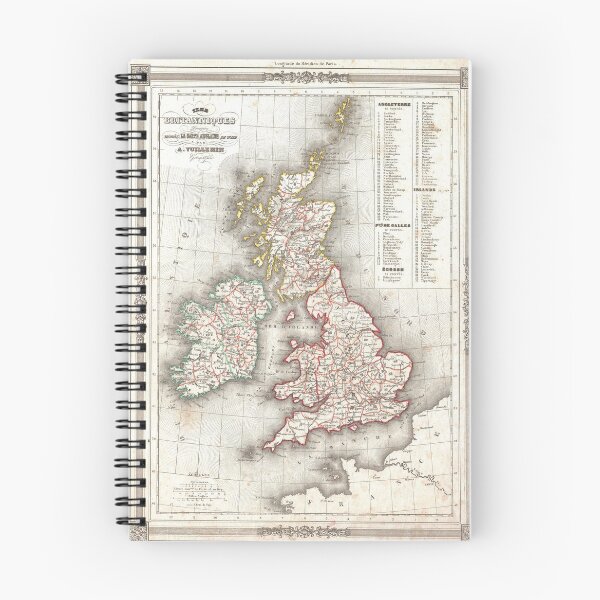 Item preview, Vintage Map of the British Isles, 1852 designed and sold by historyphoto.