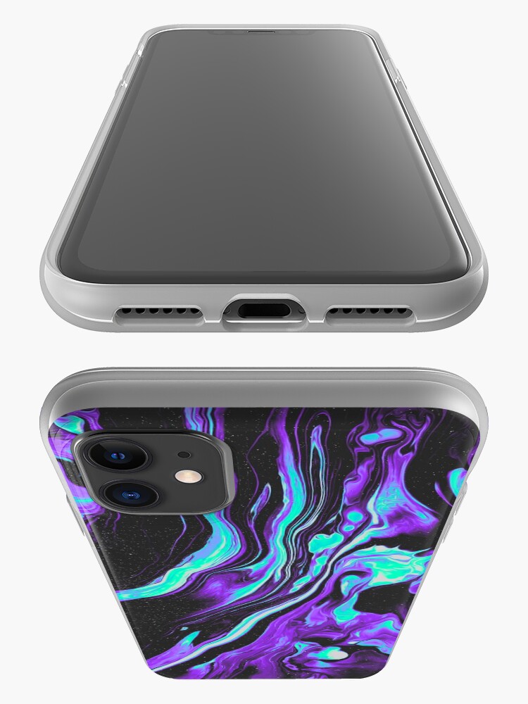 Alternate view of BLACK & BLUE DEVOTION iPhone Case & Cover