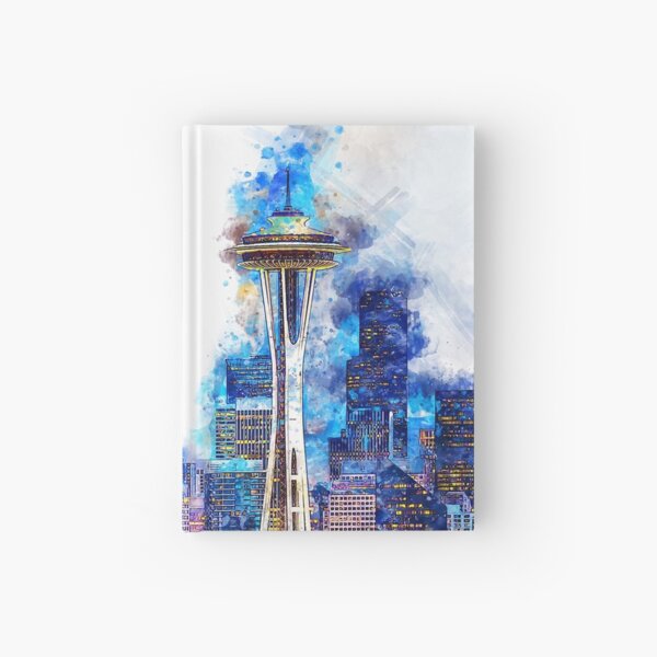 Seattle Skyline Hardcover Journal