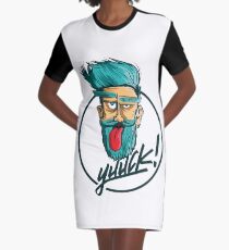 Hipster Graphic T-Shirt Dress