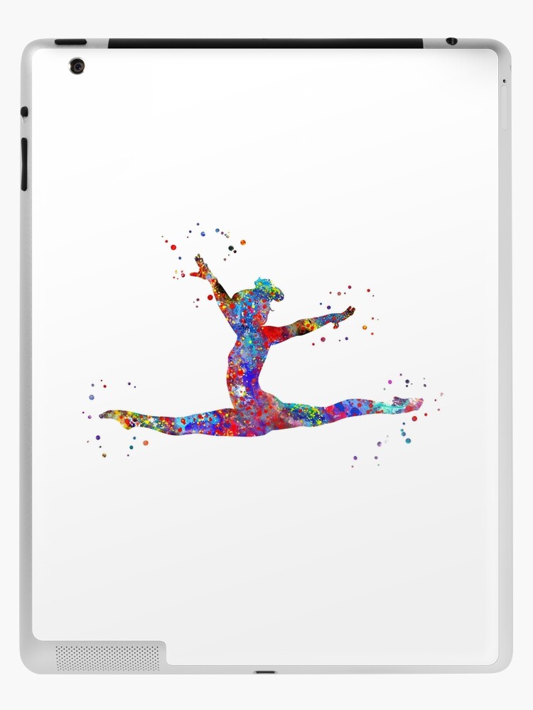 Gymnastics girl, watercolor gymnastics, teen gift Leggings for Sale by  Rosaliartbook