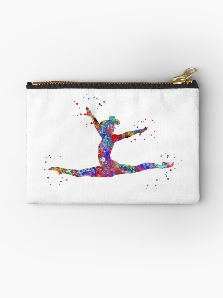 Gymnastics girl, watercolor gymnastics, teen gift Leggings for Sale by  Rosaliartbook