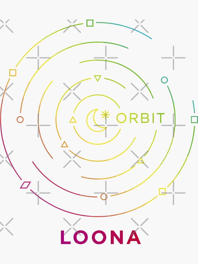 "KPOP GIRLGROUP LOONA ORBIT FANDOM LOGO TSHIRT/ HOODIE/ CASE/ MUG/ BAG