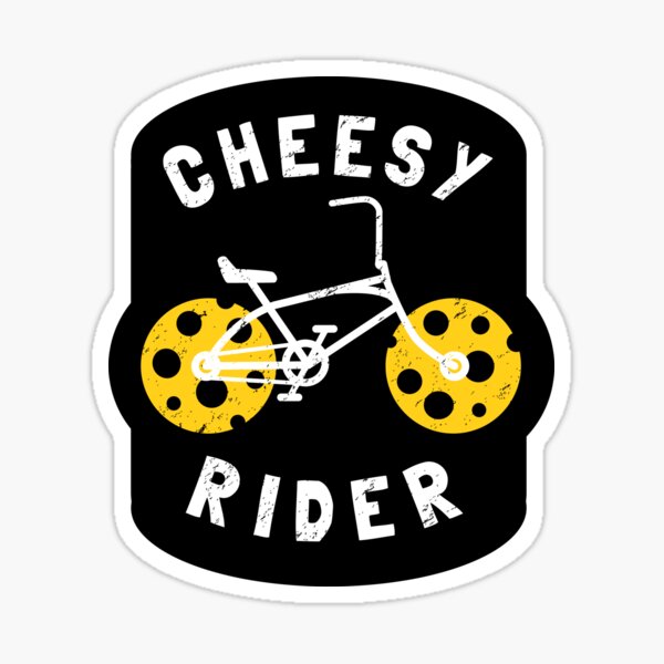 Item preview, Cheesy Rider - Funny Cheesy Gift designed and sold by propellerhead.