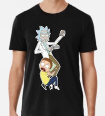 Camiseta premium para hombre Rick y morty