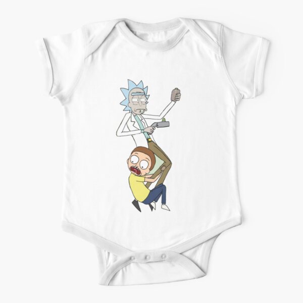 Rick y morty Body de manga corta para bebé