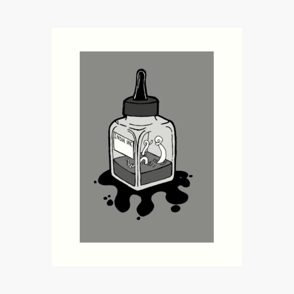 Ink Bottle Art Print