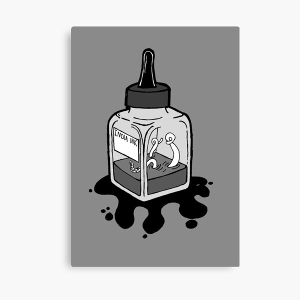 Ink Bottle Canvas Print