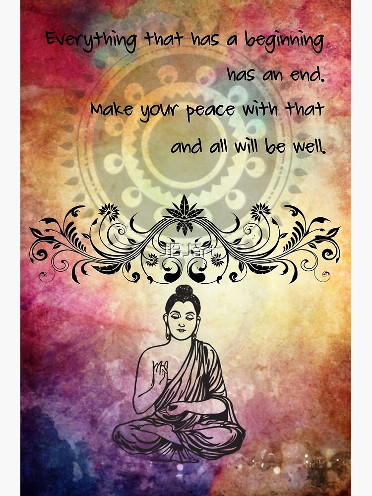 Carte Postale Citations Inspirees Du Bouddha Zen Art Par Jbjart Redbubble