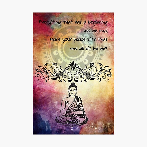 Item preview, Zen Art Inspirational Buddha Quotes designed and sold by JBJart.