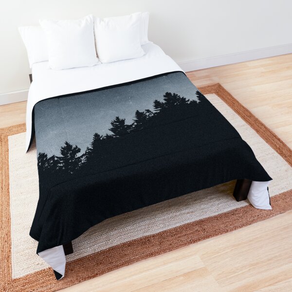 Item preview, Under Moonlight // Ghost Wood Vibes In A Dark Forest With Cascadia Trees In Magic Night Sky designed and sold by Tordis Kayma.