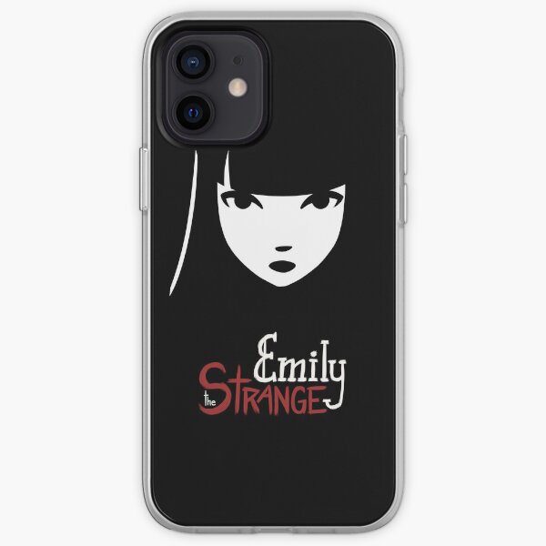 Emily the Strange: Emily's face iPhone Soft Case