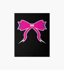 Pink bow Art Board