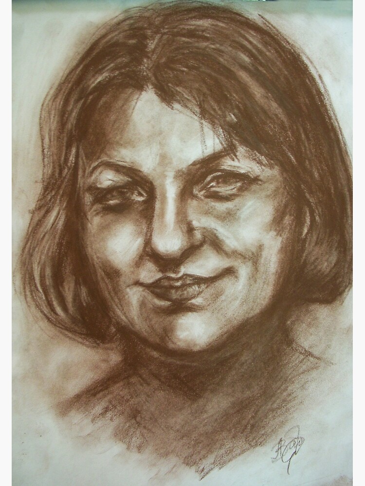 Thumbnail 2 of 2, Postcard, Portrait in Sepia designed and sold by Anthropolog.