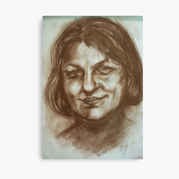 Portrait in Sepia Canvas Print