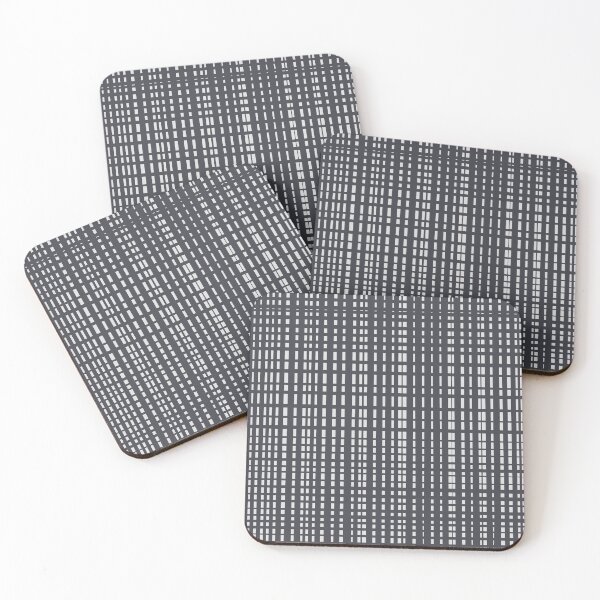 Item preview, Light Grey Dotted Lines on Grey  designed and sold by BlertaDK.