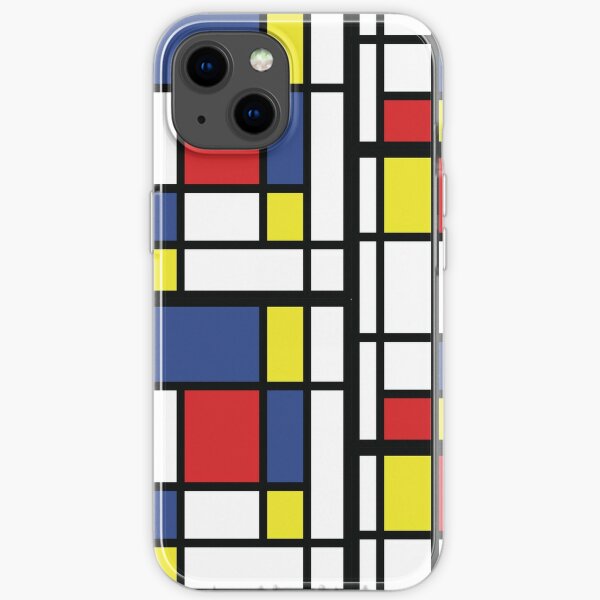 Coques Iphone Sur Le Theme Mondrian Redbubble