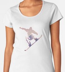 Snowboard Women's Premium T-Shirt