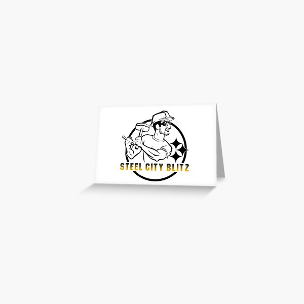 SCB Fade to Gold Sticker Greeting Card