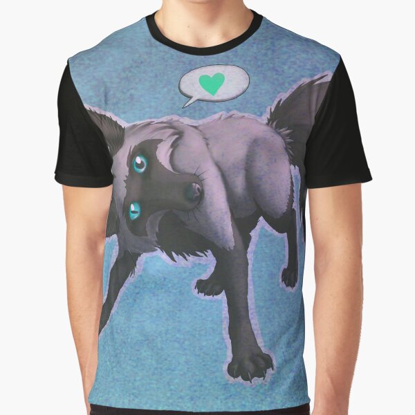 Tomu the Silver Fox (blue) Graphic T-Shirt