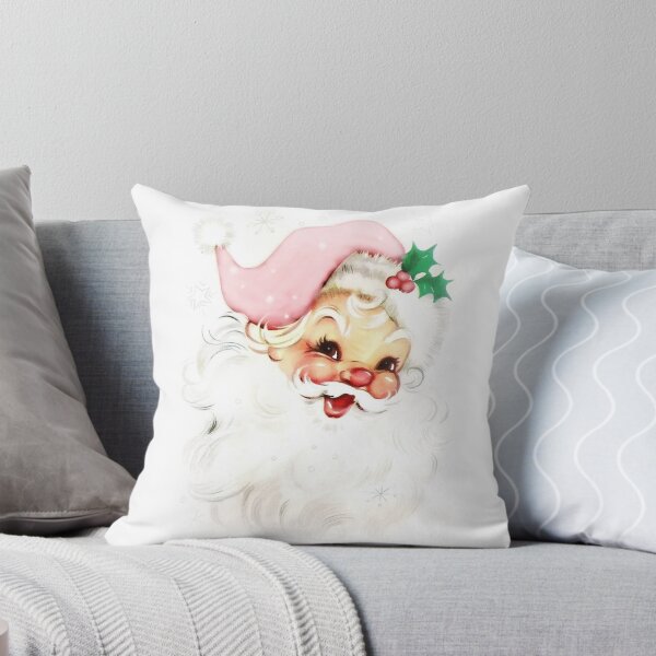 Item preview, Pink retro vintage santa designed and sold by SylviaCook.