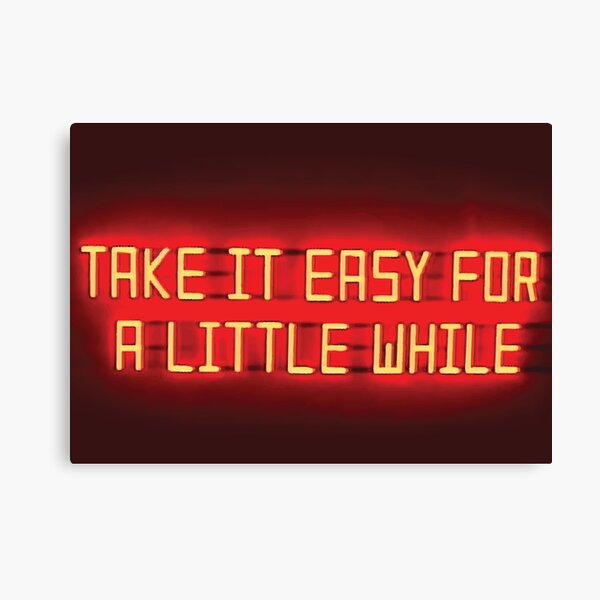 Arctic Monkeys - Take it Easy For a Little While Canvas Print