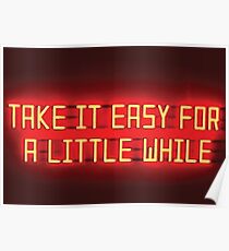 Arctic Monkeys - Nimm es leicht für eine Weile Poster