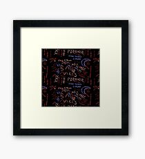 Xxxtentacion - 17 inspired design (black) Framed Print