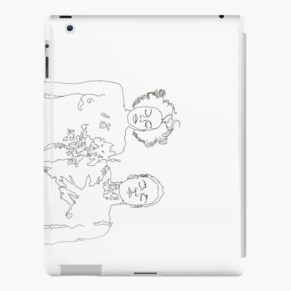closed eyes transparent iPad Case & Skin