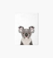 Koala Bear Portrait Art Board Print