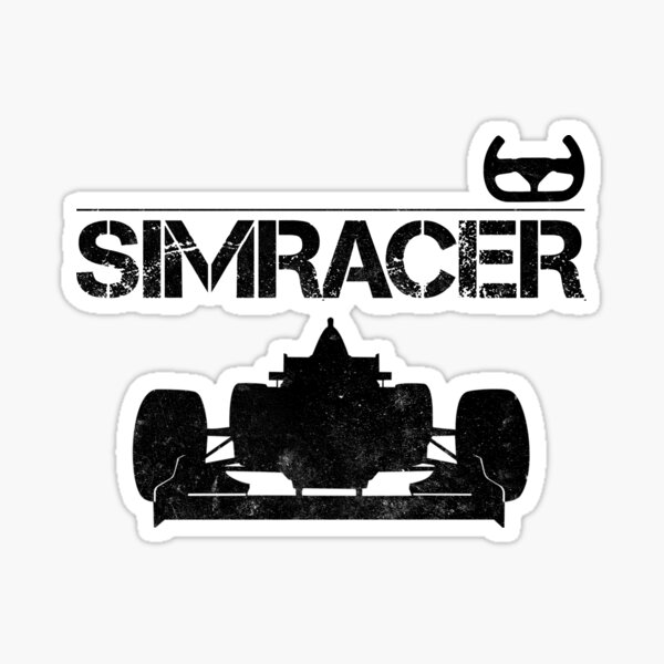 Simracer Sim Racing Games Sticker