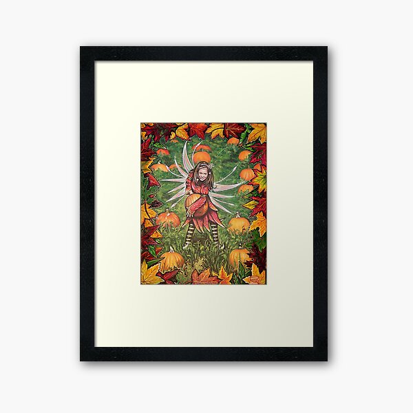 Pumpkin Patch Framed Art Print