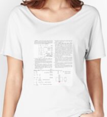 #Physics #business #research #science #medicine #facts #text #time #whitecolor #bright #highkey #copyspace #typescript #inarow #nopeople #concepts #ideas #imagination #security #square #deadline Women's Relaxed Fit T-Shirt