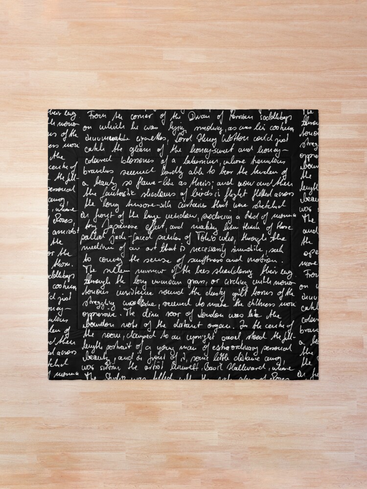 Alternate view of The Picture of Dorian Gray (Beginning of Ch. 1) Comforter