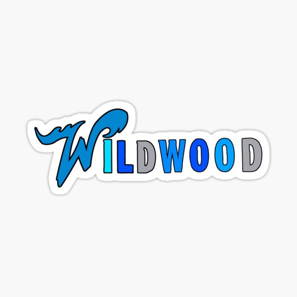 Wildwood - Classic logo, new fun colors Sticker