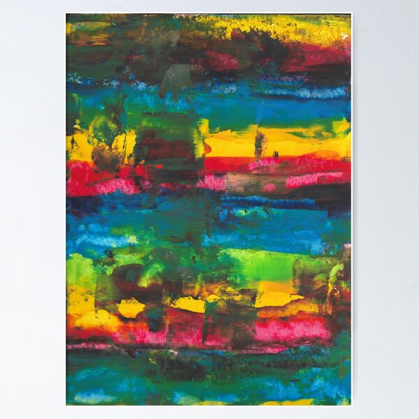 Item preview, Raya colorida pintura abstracta designed and sold by CrystalRaen.
