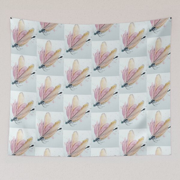 Artikelvorschau, Libelle in Pink und Orange entworfen und verkauft von GlennArt.