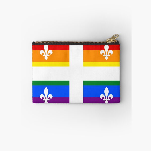 Item preview, Quebec LGBTQ Pride Flag designed and sold by popkulturniy.