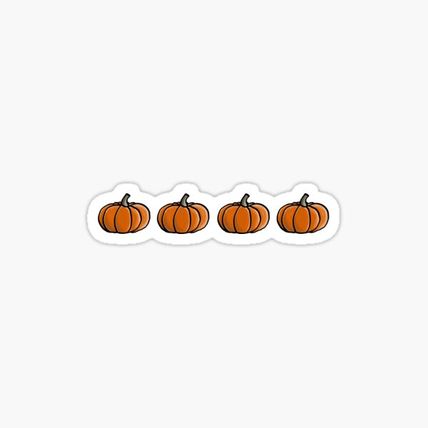 Small Pumpkins Sticker