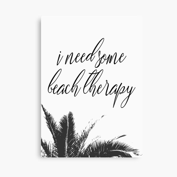 Item preview, Beach and Palm Tree Art designed and sold by hyggely.